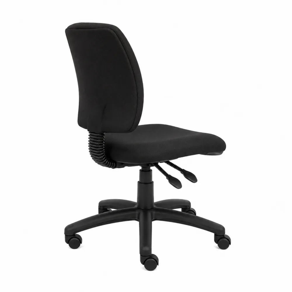 Bürostuhl Schwarz Höhenverstellbar Polyester